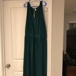 Emerald Green Old Navy Maxi Dress